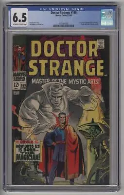 Buy Doctor Strange #169 CGC 6.5 Off White-White Pages Origin Retold 1968 Classic Cov • 301.60£