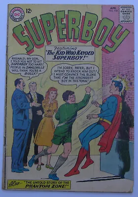 Buy Superboy #104 (Apr 1963, DC), G Condition (2.0), Origin Of The Phantom Zone • 14.25£