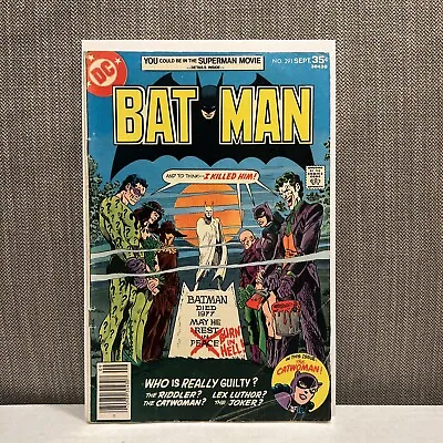 Buy DC Comics Batman #291 - 1977 Who Is Really Guilty? Mid To Low Grade • 31.66£