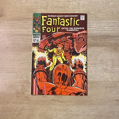 Buy Fantastic Four #81 (Dec 1968, Marvel) First Crystal FN+/VF- • 39.51£