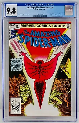Buy Amazing Spider-Man Annual #16 CGC 9.8 White Pages First Monica Rambeau 1st ASM • 394.21£
