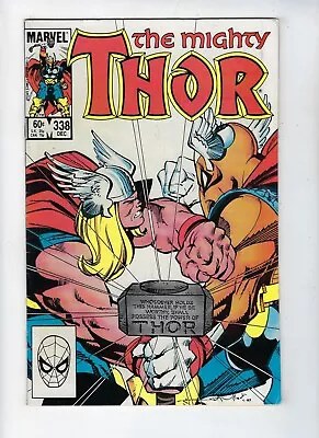 Buy Thor # 338 2nd Appearance Of Beta Ray Bill Dec 1983 FN+ • 9.95£