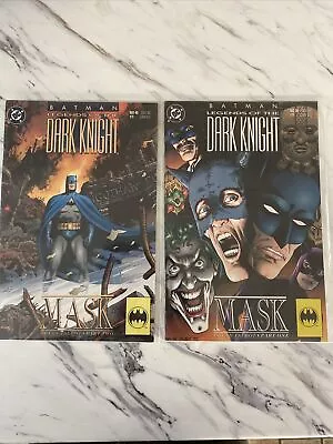Buy Batman Legends Of The Dark Knight #39 & 40 DC Comics 1992 MASK Mini-Series • 9.25£