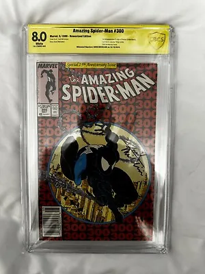 Buy AMAZING SPIDER-MAN #300  SIGNED BY David Michelinie  Marvel 1988 CBCS 8.0 • 599£
