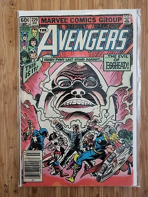 Buy  Avengers Marvel #229 Mar 1983 Egghead Henry Pym Vision Beast Issue Comic 6.5 F • 8.01£