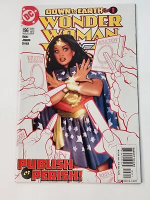 Buy Wonder Woman 196 DIRECT DC Comics Adam Hughes Cover 2003 • 14.45£
