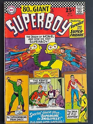 Buy Superboy #129 - DC 1966 80pg Giant Superman Comics • 10.25£