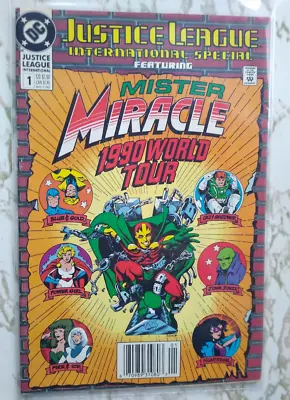 Buy MISTER MIRACLE COMIC BOOK #1 JUSTICE LEAGUE INTERNATIONAL SPECIAL World Tour • 3.95£
