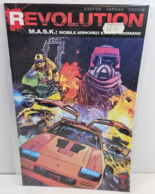Buy Revolution MASK Issue 1 IDW Comics Easton Vargas Escuin • 6£
