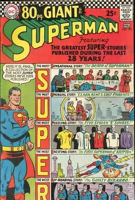 Buy Superman #193 VG- 3.5 1967 Stock Image • 11.81£