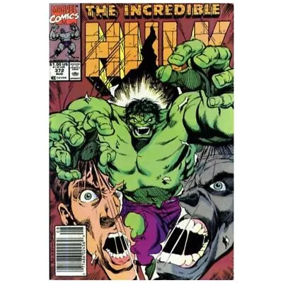 Buy Incredible Hulk (1968 Series) #372 Newsstand In VF + Cond. Marvel Comics [f; • 7.52£