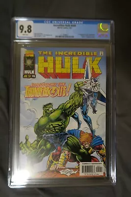 Buy Incredible Hulk 449 CGC 9.8 WP - 1st Appearance Of The Thunderbolts! MCU Show • 553.43£