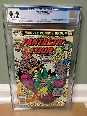 Buy Fantastic Four #208 Cgc 9.2 Nova App  Marvel Comics  1979 **free Shipping** 🇺🇸 • 55.37£