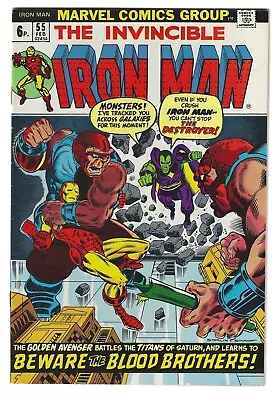 Buy Iron Man #55 (Marvel 1973) 1st Appearance Thanos & Drax Destroyer • 474.36£