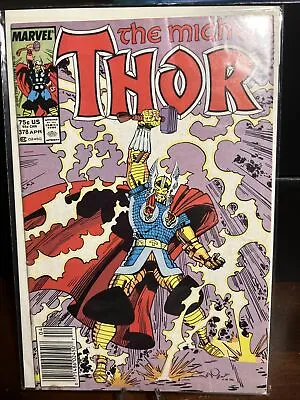 Buy Marvel Comics The Mighty Thor #378 Vol. 1 1987 Vintage Comic Book Sleeved • 4.33£