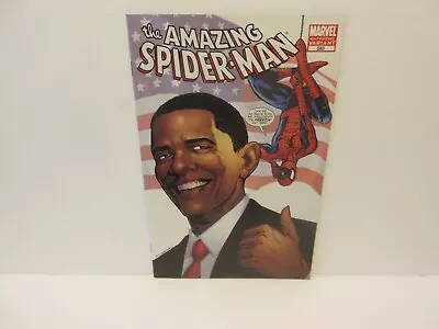 Buy Amazing Spider-Man # 583  (2009) 4TH FOURTH PRINT VARIANT OBAMA • 9.53£
