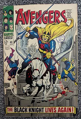 Buy The Avengers 48. Marvel Comics 1968. 1st Appearance Black Knight (Dane Whitman) • 74.99£