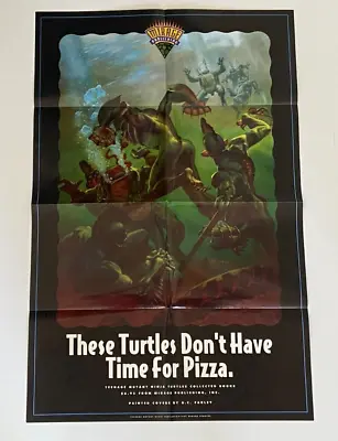 Buy TEENAGE MUTANT NINJA TURTLES TMNT Comic Promo Poster 1991 Mirage Farley • 30.88£