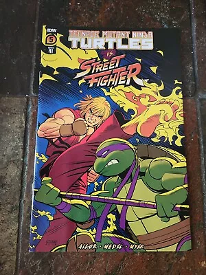Buy Teenage Mutant Ninja Turtles Vs Street Fighter #5 1:100 Romero Variant • 55.97£
