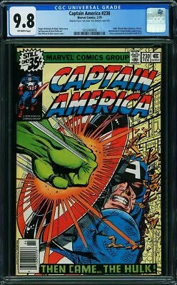 Buy Captain America 230 CGC 9.8 Rare Double Cover • 1,918.85£