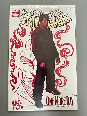 Buy Sensational Spider-Man #41,Remarked Ken Haeser,Human Torch On Cover, COA 211/499 • 31.98£