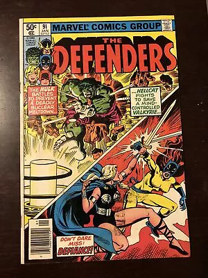 Buy The Defenders #91 Hulk, Valkyrie 1981 Marvel Comics Bronze Newsstand • 3.80£