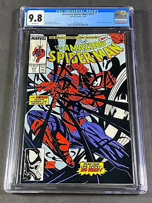 Buy The Amazing Spider-Man #317 1989 CGC 9.8 4280500016 Todd McFarlane Venom • 156.71£