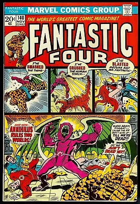 Buy Fantastic Four #140...VF/NM 9.0...Origin Of Annihilus • 25.27£