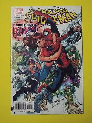 Buy Marvel Comics Amazing Spider-Man Issue #500 Signed J Michael Straczynski • 125£