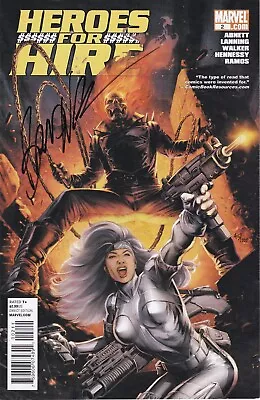 Buy Marvel Heroes For Hire #2 Signed By Brad Walker 45/300 DF COA • 23.71£