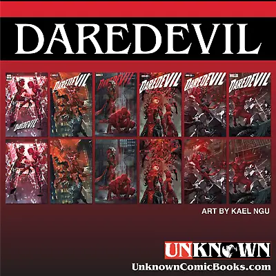 Buy 12 Pack Daredevil #1 #2 #3 #4 #5 #6 Unknown Comics Kael Ngu Exclusive Var (12/07 • 98.34£