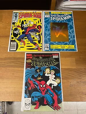 Buy Lot Of 3 Spectacular Spider-Man 99 189 Annual 9 1st Cover App Spot Marvel Comics • 27.83£