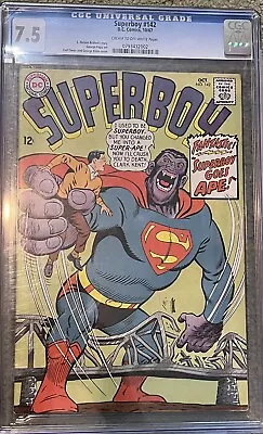 Buy Superboy #142 CGC Graded 7.5 Comic Book 1967 DC Comics Ape Cover George Papp Art • 80.02£
