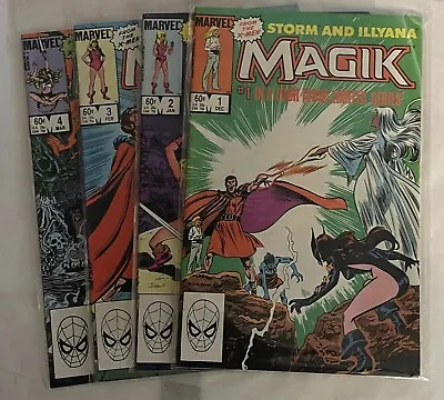 Buy Magik (Complete Set #1 To #4 LIMITED SERIES - MARVEL 1983-1984) NM/MT • 79.43£