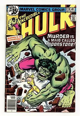 Buy Incredible Hulk #228 FN+ 6.5 1978 1st App. Moonstone • 28.11£