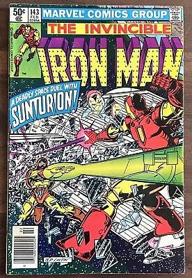 Buy 1981 Marvel Iron Man #143 1st App Sunturion • 8£