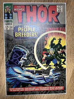 Buy Thor #134 (1966) 1st High Evolutionary! 1st Fafnir! Origin & 1st Man-Beast! FN- • 125£