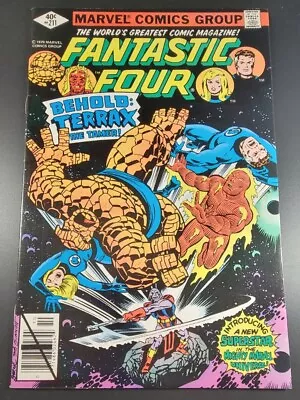 Buy Fantastic Four #211 1st Appearance Of Terrax (Marvel Comics 1979) • 39.98£