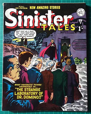 Buy SINISTER TALES #8 (Alan Class 1964) - Laboratory Of Dr. Domino  - 6.0 OW Pages • 30£