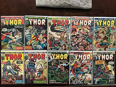 Buy Mighty Thor Lot Of 10 #219-224 , 226-228, 230 Marvel Bronze Age • 71.24£