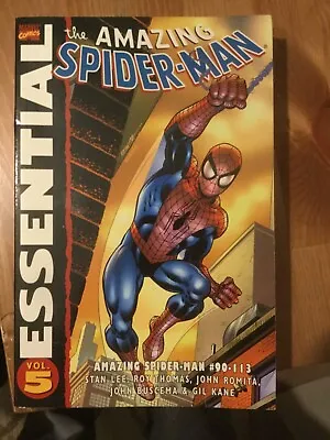 Buy Marvel Essentials Amazing Spiderman Vol 5. Good Cond. Amazing Spiderman 90-113. • 8£