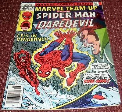 Buy MARVEL TEAM-UP #73 Amazing Spider-man And Daredevil (1974) VG • 9.50£