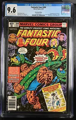 Buy 🔥 Fantastic Four #209 (marvel,byrne, 1979, Newsstand) 1st Herbie 🔥 Cgc 9.6 • 157.04£
