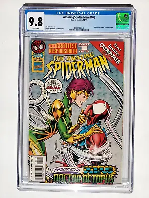 Buy Amazing Spider-man #406 Cgc 9.8 1995 +1st New Doctor Octopus+ +overpower Cards+ • 171.51£