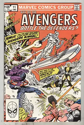 Buy Avengers Annual #11 NM/M 1982 Defenders • 6.32£