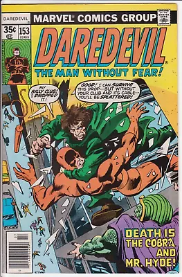 Buy Daredevil #153, Marvel Comics 1978 VF+ 8.5 Gene Colan Art. • 15.83£