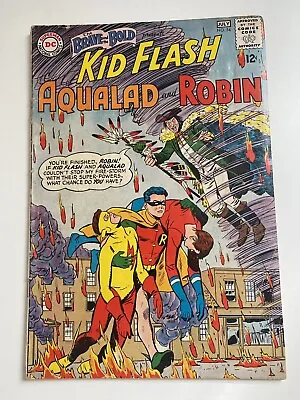 Buy Brave And The Bold #54 DC Comic 1964, Kid Flash Aqualad Robin Origin Teen Titans • 278.83£