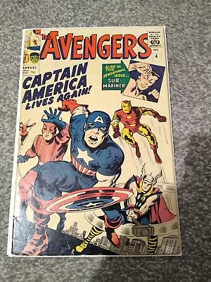 Buy AVENGERS #4 - 1st Captain America & 1st Cameo Baron Zemo - 1964 Marvel MCU 🔥 🔑 • 1,100£