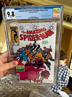 Buy Amazing Spider-man #253 Facsimile Reprint CGC 9.8 NM/M Gorgeous Gem Wow • 31.99£