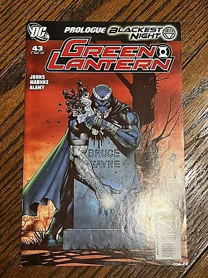 Buy Green Lantern #43 (2009) 2nd Print Blackest Night Bruce Wayne Black Hand • 17.30£